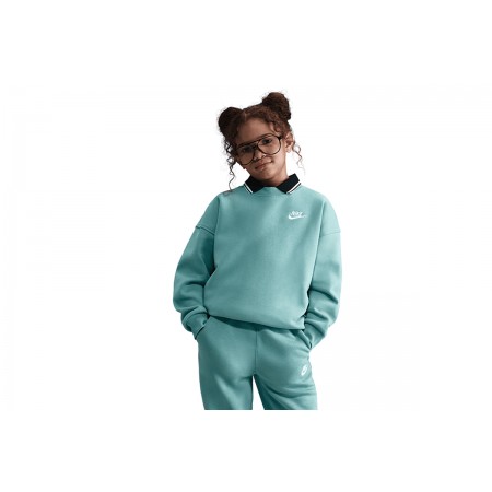 Nike Sportswear Club Fleece Παιδική Μακρυμάνικη Μπλούζα Οινοπνευματί