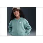Nike Sportswear Club Fleece Παιδική Ζακέτα με Κουκούλα Οινοπνευματί