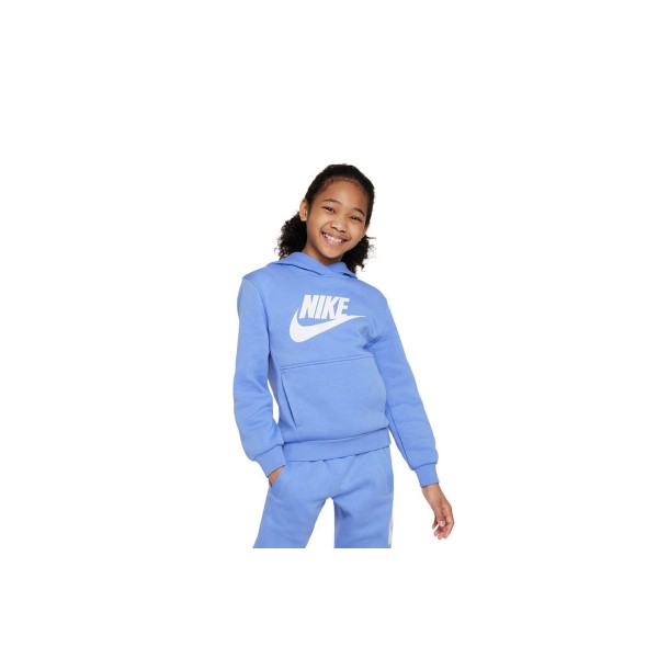 Nike Παιδικό Φούτερ Με Κουκούλα Σιέλ (FD2988 450)