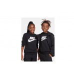 Nike Sportswear Club Fleece Παιδικό Μακρυμάνικο Φούτερ Μαύρο