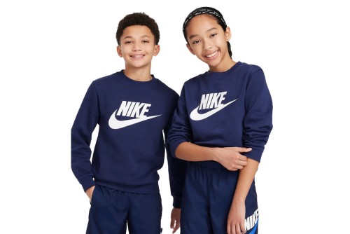Nike Sportswear Club Fleece Μπλούζα Με Λαιμόκοψη (FD2992 410)