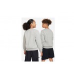 Nike Sportswear Club Fleece Παιδική Μακρυμάνικη Μπλούζα Γκρι