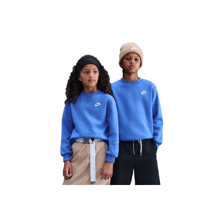 Nike Sportswear Club Fleece Μπλούζα Με Λαιμόκοψη 