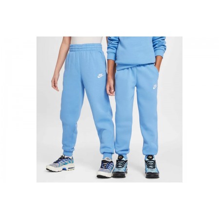 Nike Sportswear Club Fleece Παιδικό Παντελόνι Φόρμας Μπλε