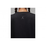 Jordan Graphic Γυναικείο Κοντομάνικο T-Shirt Μαύρο, Γκρι, Λευκό