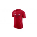 Nike Essential Chicago Bulls Ανδρικό Κοντομάνικο T-Shirt Κόκκινο