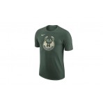 Nike Essential Milwaukee Bucks Ανδρικό Κοντομάνικο T-Shirt Πράσινο