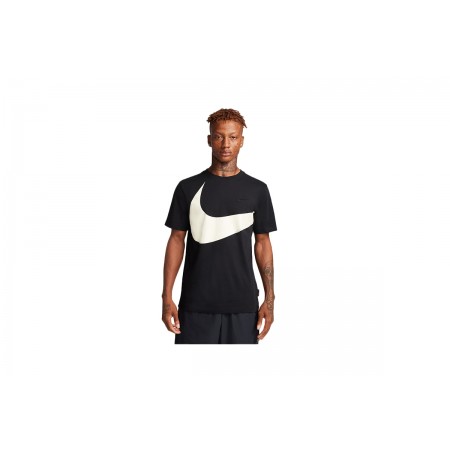 Nike Ανδρικό Κοντομάνικο T-Shirt Μαύρο (FJ1111 010)