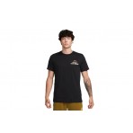 Nike Dri-FIT Tee Trail Ανδρικό Κοντομάνικο T-Shirt Μαύρο