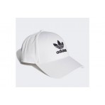 Adidas Originals Baseball Class Trefoil Καπέλο Strapback Λευκό