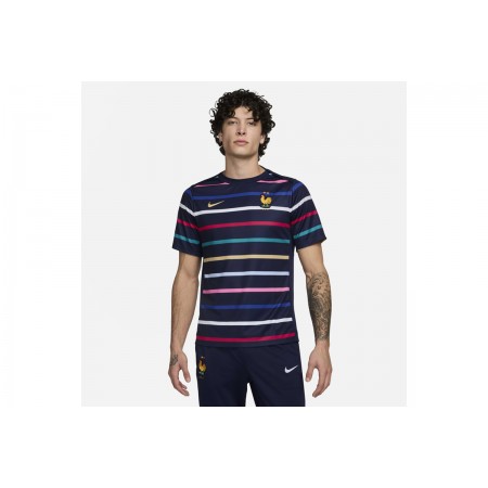 Nike FFF Pre-Match Ανδρική Ποδοσφαιρική Φανέλα Εθνικής Γαλλίας