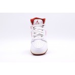 Jordan Air 1 Dune Red Special Edition Mid Sneakers Λευκά, Κόκκινα