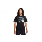Nike Ανδρικό Κοντομάνικο T-Shirt Μαύρο (FJ9764 010)