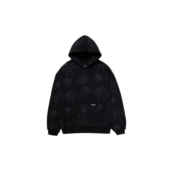 Huf Plantlife Fleece Hoodie Ανδρικό (FL00205 BLACK)