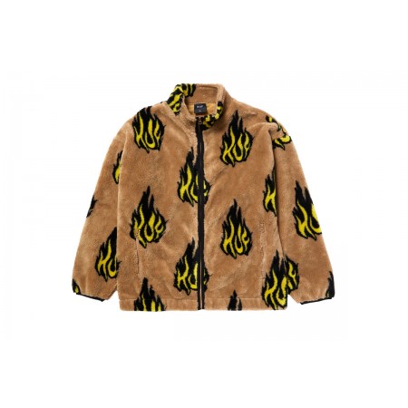 Huf Flamin Zip Μπουφάν Sherpa Ανδρικό 