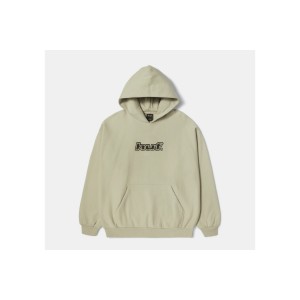 Huf Logo Applique Fle Hoodie Ανδρικό (FL00229 PUTTY)