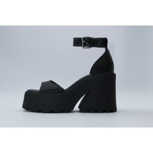 Windsor Smith Flaws Platform Heels (FLAWS BLK LEATHE)