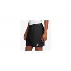 Nike Club French Terry Ανδρική Αθλητική Βερμούδα Μαύρη