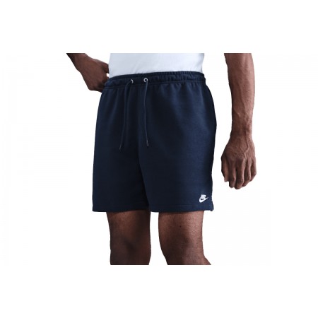 Nike Club French Terry Ανδρικό Αθλητικό Σορτς Μπλε Σκούρο