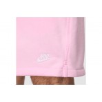 Nike Club French Terry Ανδρικό Αθλητικό Σορτς Ροζ