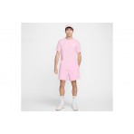 Nike Club French Terry Ανδρικό Αθλητικό Σορτς Ροζ
