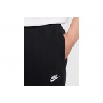 Nike Club Fleece Ανδρικό Παντελόνι Φόρμας Μαύρο