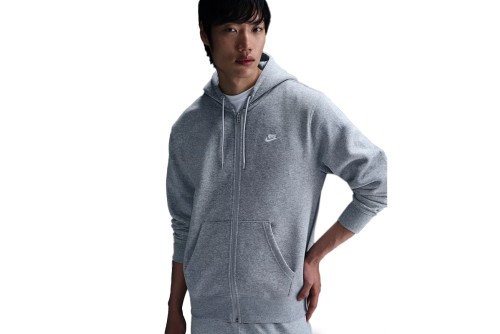 Nike Club Fleece Ζακέτα Βαμβακερή Ανδρική (FN3861 063)