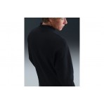 Nike Sportswear Club Fleece Ανδρική Μακρυμάνικη Μπλούζα Μαύρη