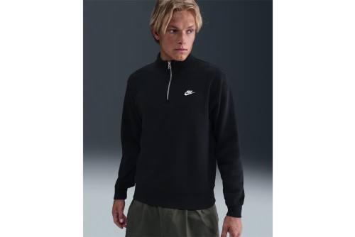 Nike Sportswear Club Fleece Μπλούζα Με Φερμουάρ Ανδρική (FN3864 010)