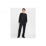 Nike Club Fleece Ανδρική Μακρυμάνικη Μπλούζα Μαύρη
