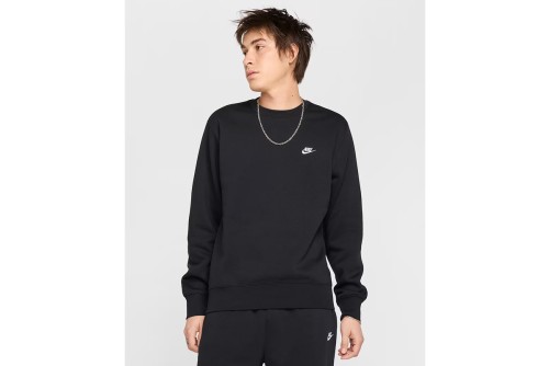 Nike Club Fleece Μπλούζα Με Λαιμόκοψη Ανδρική (FN3886 010)