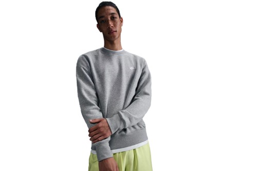 Nike Club Fleece Μπλούζα Με Λαιμόκοψη Ανδρική (FN3886 063)