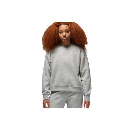 Jordan Brooklyn Fleece Γυναικείο Φούτερ Γκρι (FN4491 063)