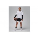Jordan Sport Diamond Γυναικείο Κοντομάνικο T-Shirt Λευκό
