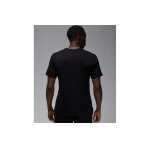 Jordan Sport Dri-FIT Ανδρικό Κοντομάνικο T-Shirt Μαύρο