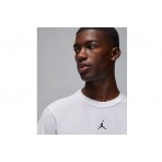 Jordan Sport Dri-FIT Ανδρικό Κοντομάνικο T-Shirt Λευκό