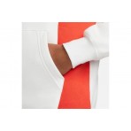 Nike Ανδρικό Φούτερ Με Κουκούλα Λευκό, Κόκκινο (FN7691 121)
