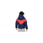 Nike Sportswear Παιδικό Μπουφάν Puffer Μπλε Σκούρο, Κόκκινο