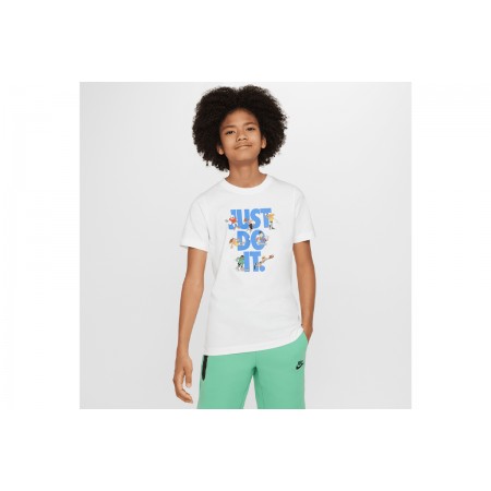 Nike Sportswear Παιδικό Κοντομάνικο T-Shirt Λευκό