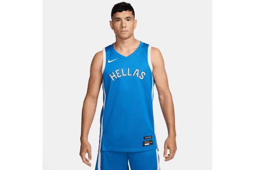Nike Limited Road Ανδρική Μπασκετική Φανέλα Εθνικής Ελλάδας (FQ0376 435)