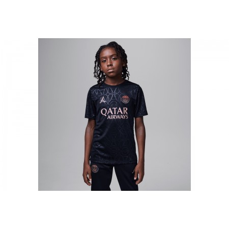Jordan Paris Saint-Germain Academy Pro Third Παιδική Φανέλα Ομάδας Μαύρη