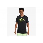 Nike Trail Logo Ανδρικό Κοντομάνικο T-Shirt Μαύρο