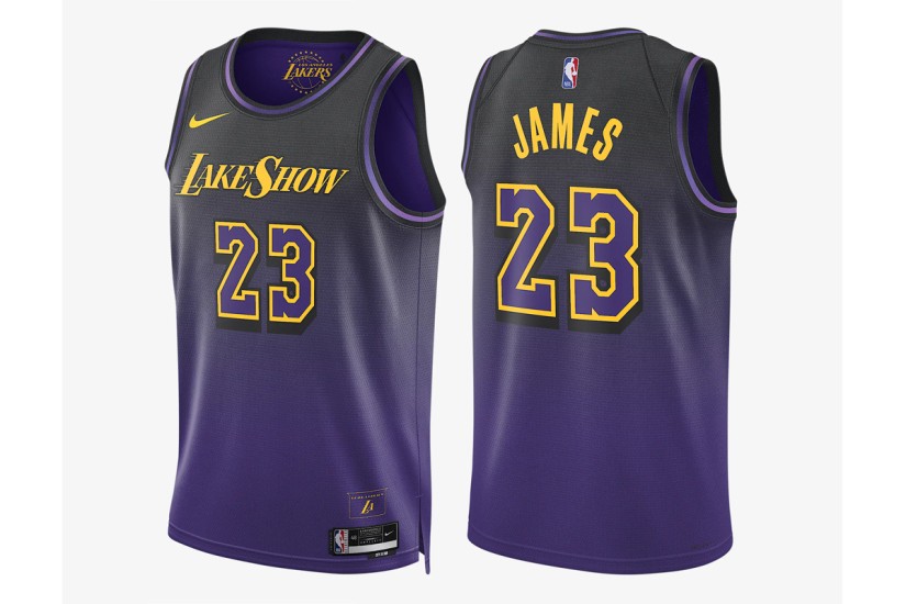 Nike NBA Dri-FIT Los Angeles Lakers LeBron James Φανέλα NBA 2024/25 City Edition
