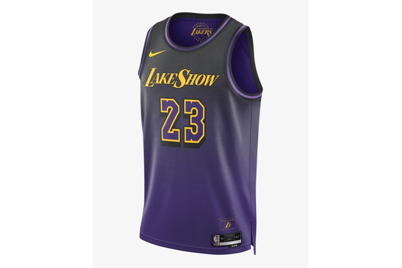 Nike NBA Dri-FIT Los Angeles Lakers LeBron James Φανέλα NBA 2024/25 City Edition