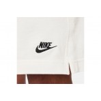 Nike Club Knit Ανδρική Αθλητική Βερμούδα Εκρού