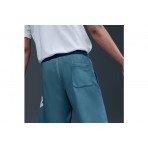 Nike Club Frech Terry Alumni Ανδρική Αθλητική Βερμούδα Άκουα, Λευκή