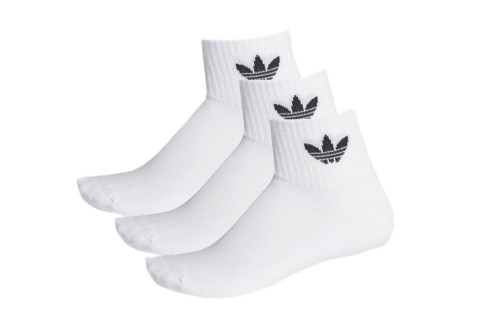 Adidas Originals Mid Crew Κάλτσες Κοντές 3 Ζευγάρια (FT8529)