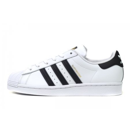 Adidas Originals Superstar J Λευκά, Μαύρα