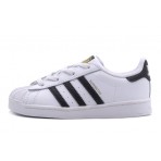 Adidas Originals Superstar Βρεφικά Λευκά, Μαύρα