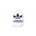 Adidas Originals Adilette Lite Unisex Παντόφλες Λευκές